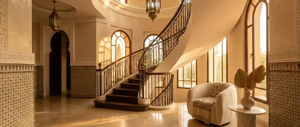 L’escalier sous les feux de la rampe  à Casablanca par Archigram®