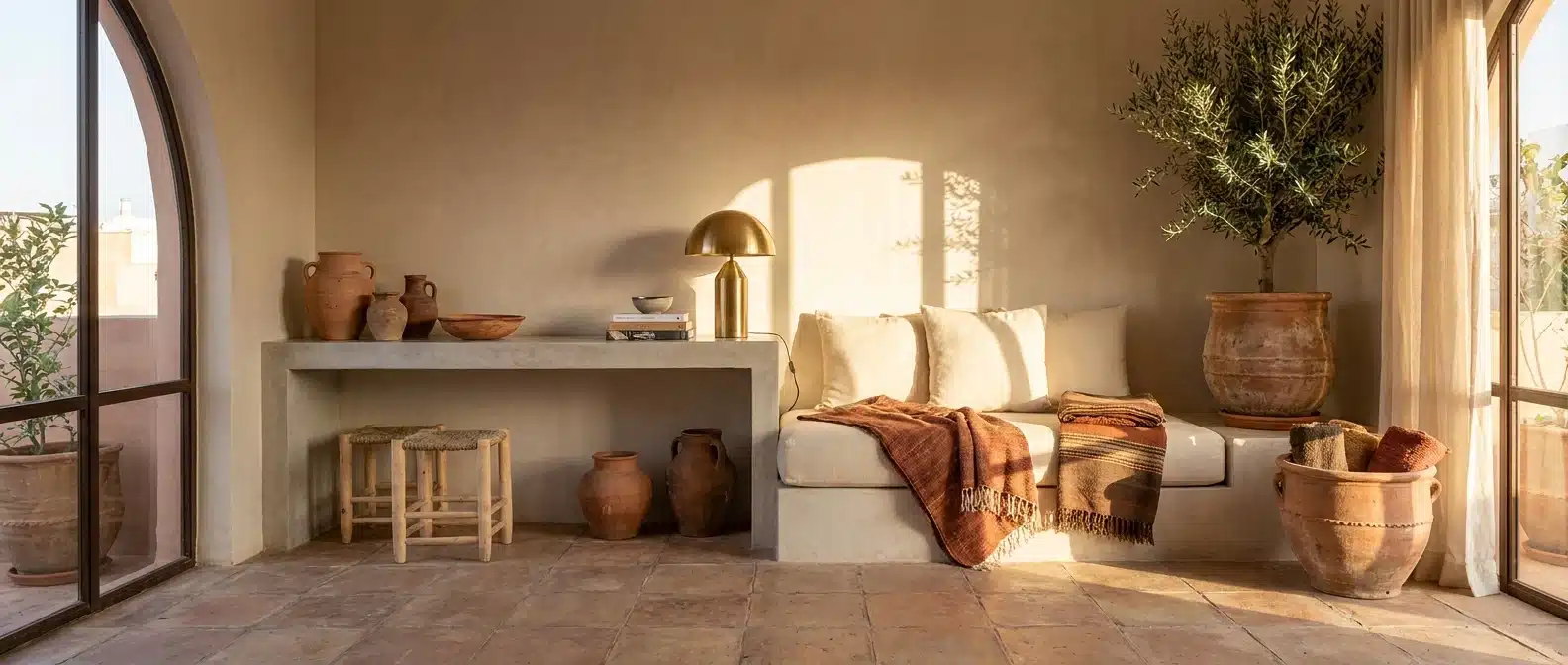 La terracotta : une touche de couleur et de chaleur dans votre intérieur  à Casablanca par Archigram®