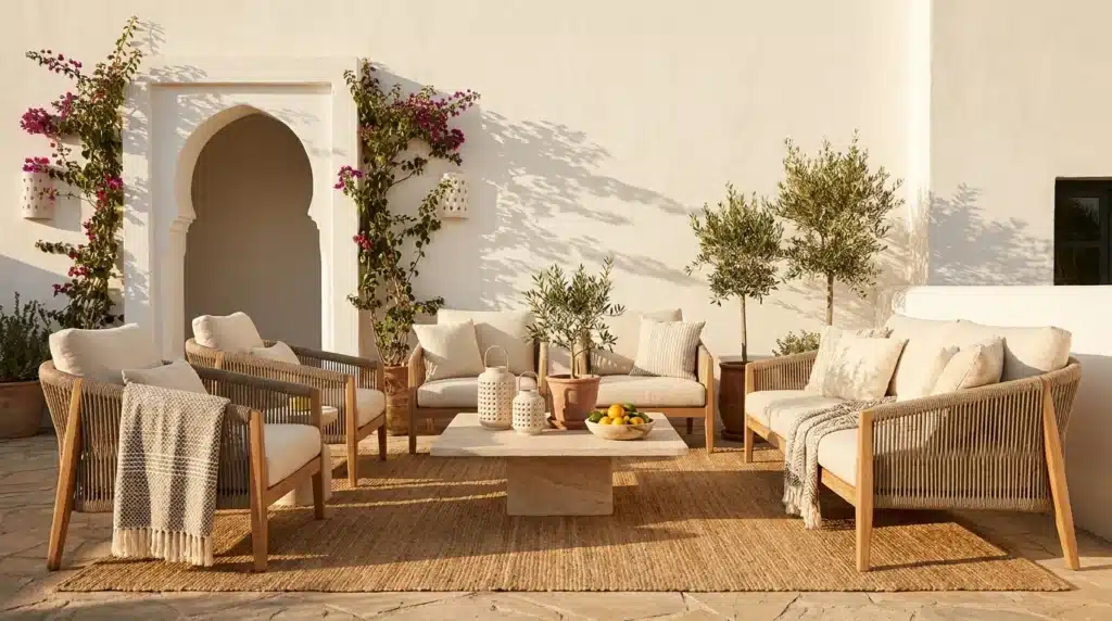 Le mobilier de jardin à adopter pour sa terrasse en 2024 à Casablanca par Archigram®