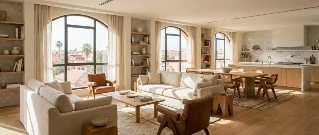 Agencer et décorer un local professionnel comme à la maison à Casablanca par Archigram®