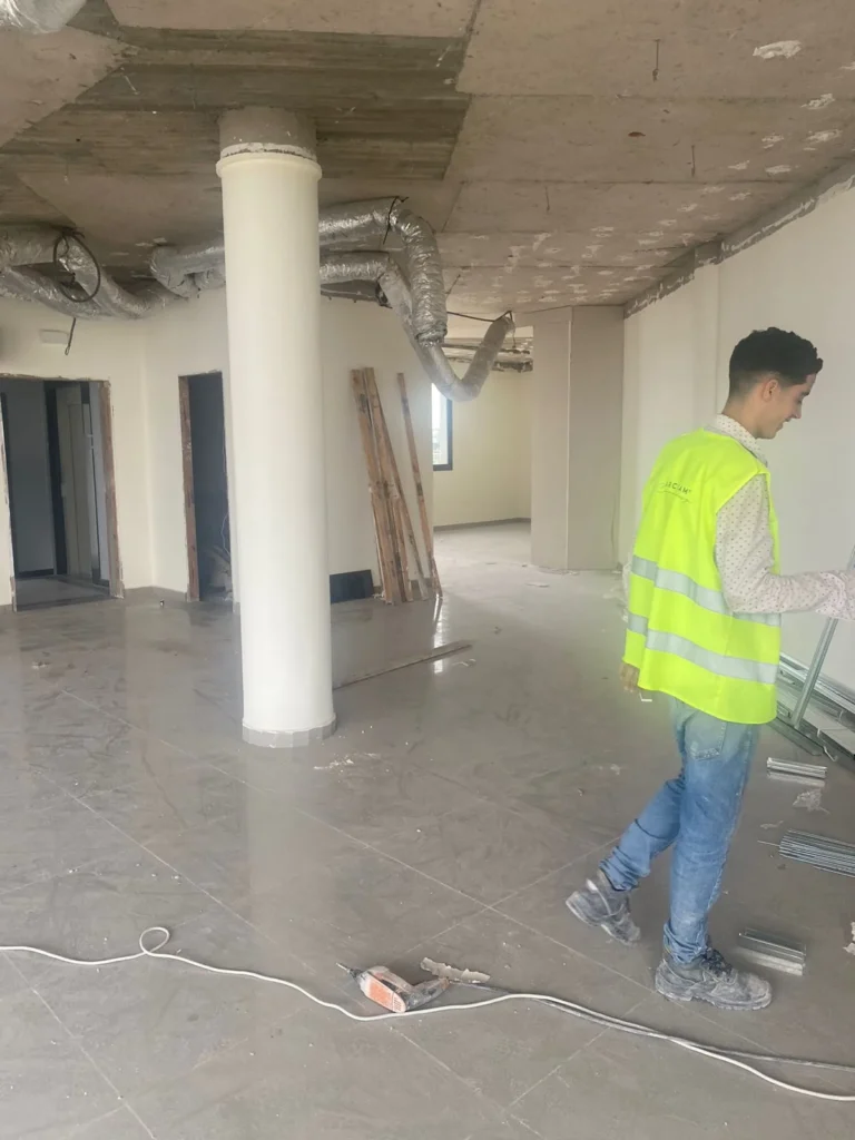 Chantier siège social Brinks Maroc Casablanca — travaux réalisés par Archigram® — 02