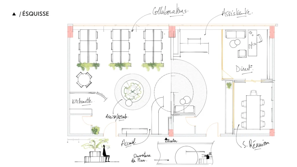Conception siège social Tounina consulting Casablanca — plans et rendus | Archigram® — 07