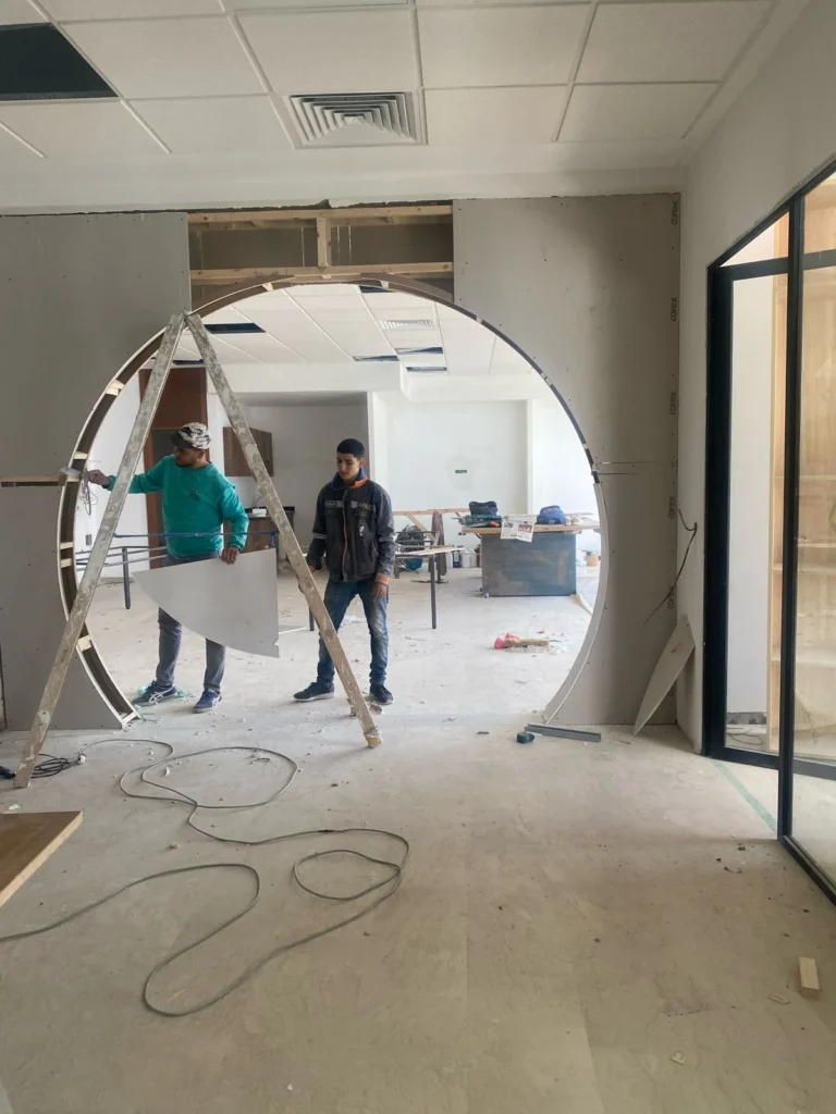 Chantier siège social Tounina consulting Casablanca — travaux réalisés par Archigram® — 10