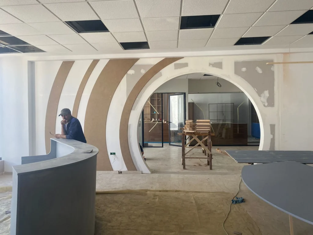 Chantier siège social Tounina consulting Casablanca — travaux réalisés par Archigram® — 11
