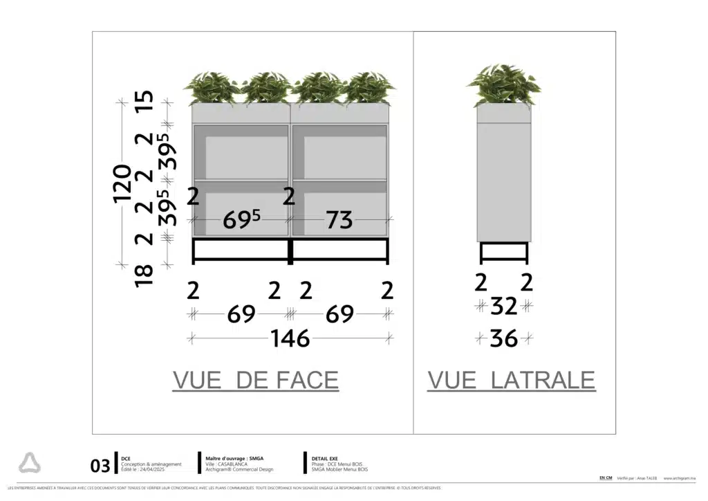 Plan de conception Siège social SPECIALITY MGA — Archigram®
