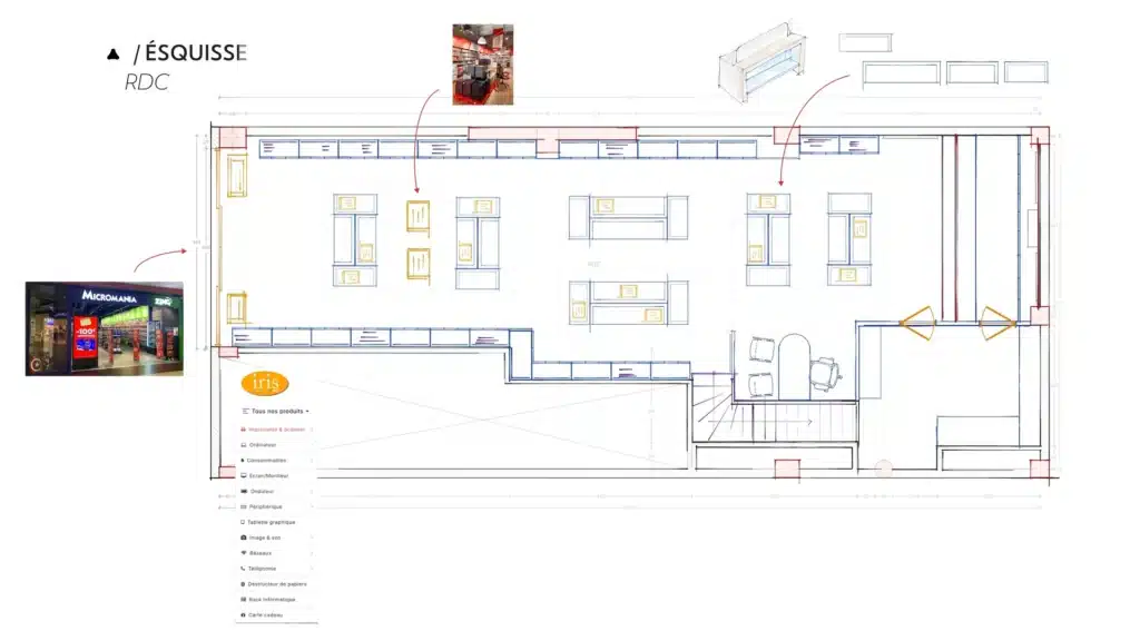 Conception showroom Iris.ma Casablanca — plans et rendus | Archigram® — 15