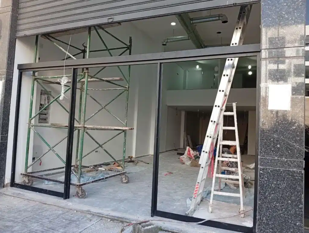 Chantier showroom Iris.ma Casablanca — travaux réalisés par Archigram® — 04