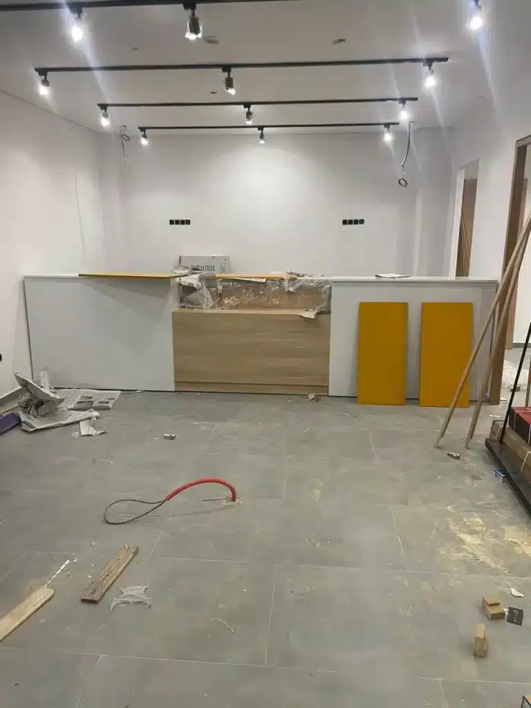 Chantier showroom Iris.ma Casablanca — travaux réalisés par Archigram® — 06