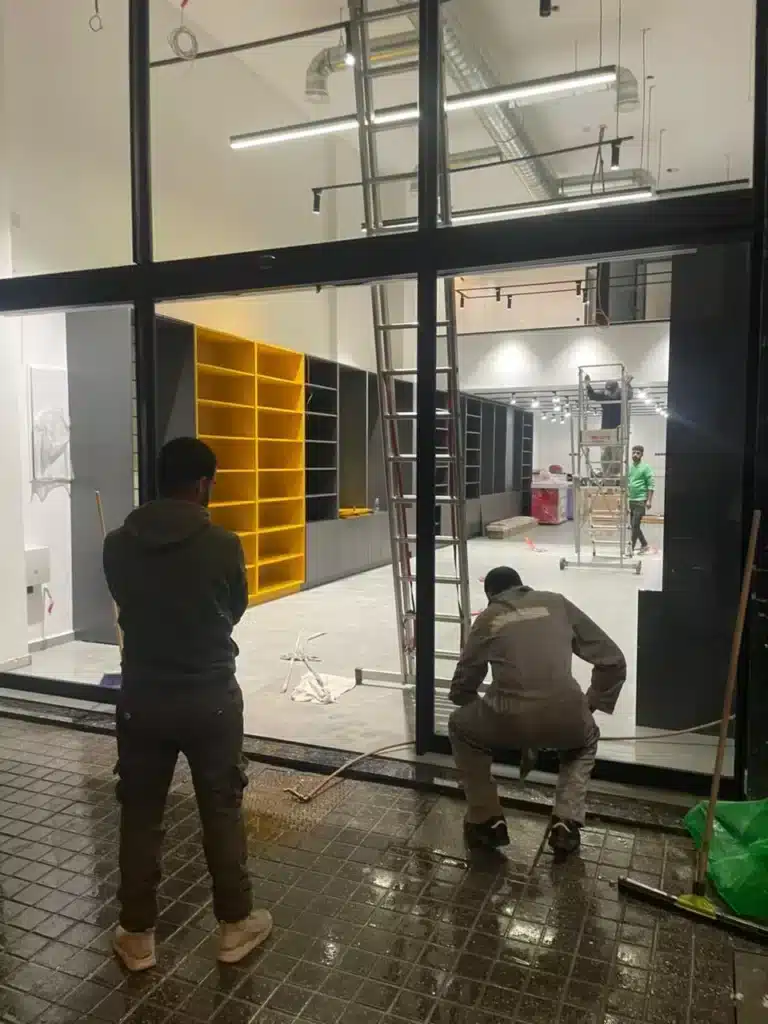 Chantier showroom Iris.ma Casablanca — travaux réalisés par Archigram® — 09