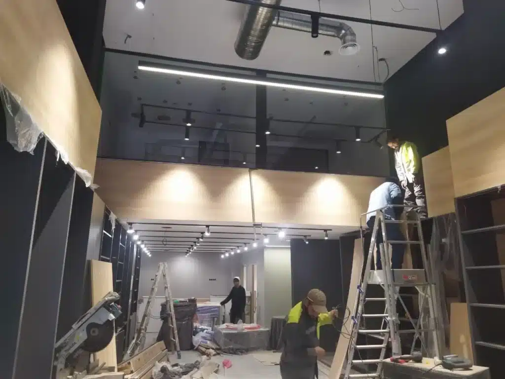 Chantier showroom Iris.ma Casablanca — travaux réalisés par Archigram® — 11