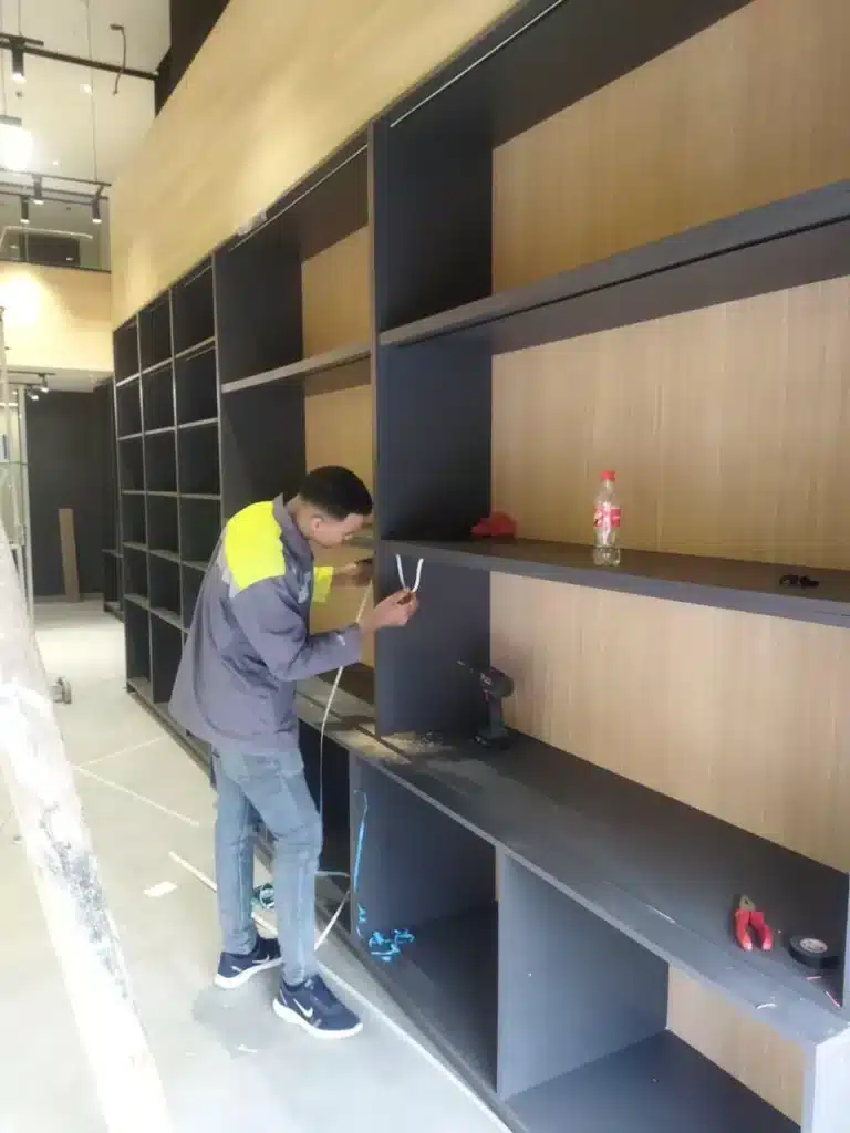 Chantier showroom Iris.ma Casablanca — travaux réalisés par Archigram® — 13