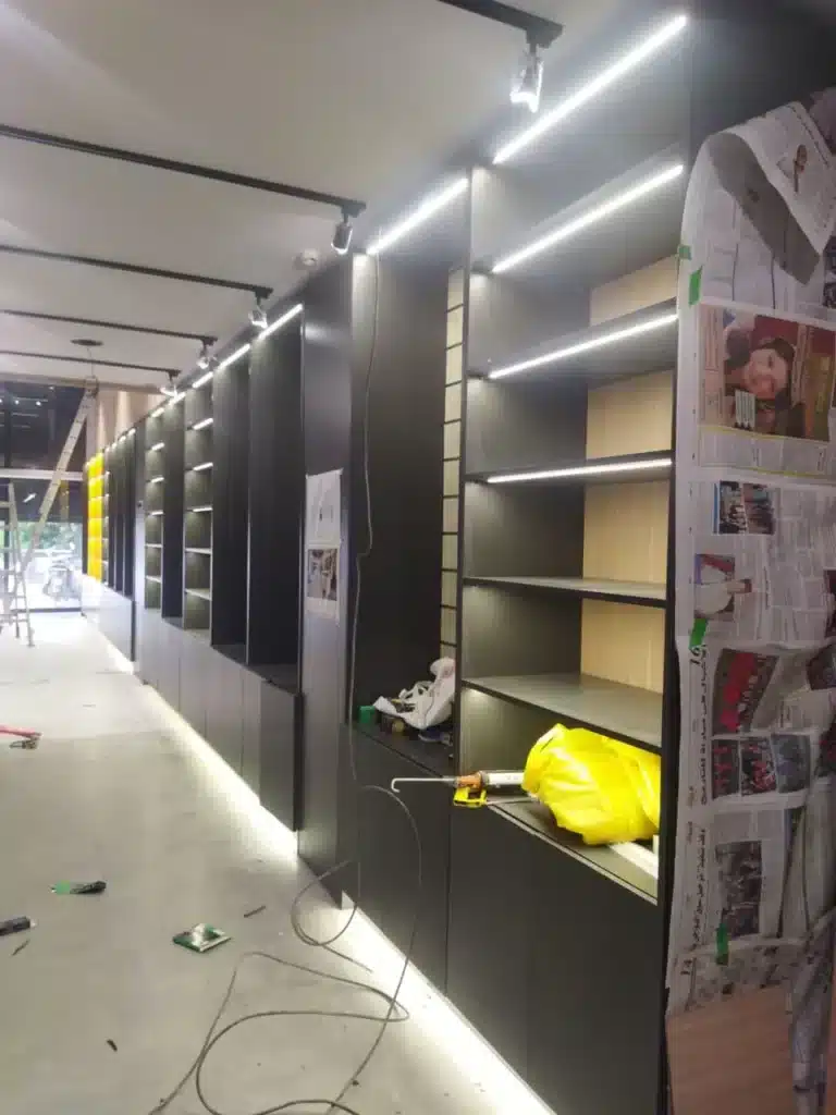 Chantier showroom Iris.ma Casablanca — travaux réalisés par Archigram® — 14