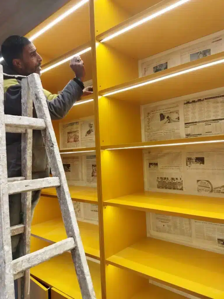 Chantier showroom Iris.ma Casablanca — travaux réalisés par Archigram® — 18